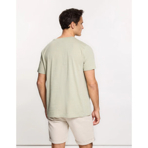 Camiseta Manga Corta Verde - Monkeyman