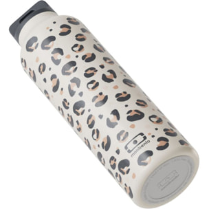 Bouteille isotherme MONBENTO MB Steel avec infuseur  - Leopard