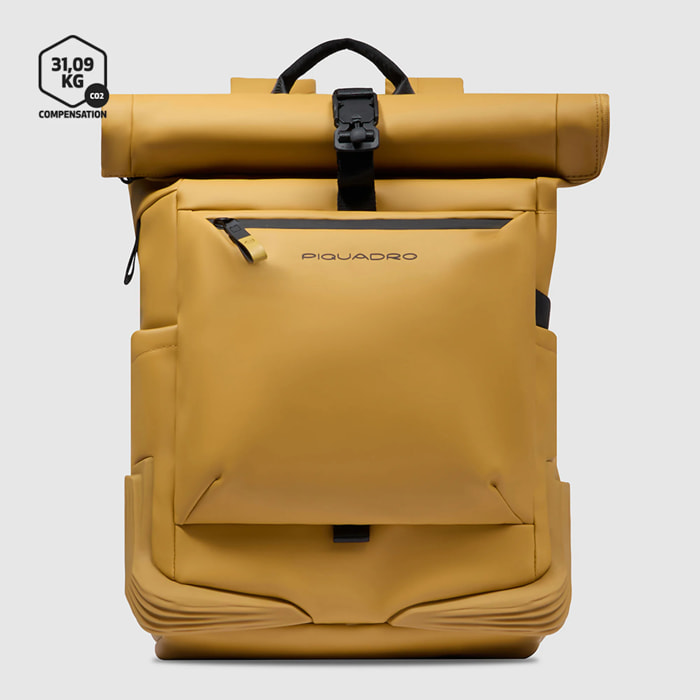 Piquadro Zaino roll-top resistente all'acqua porta pc 15,6