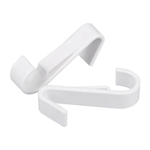 Lot de 2 crochets pour sèche serviette Fackelmann Tecno