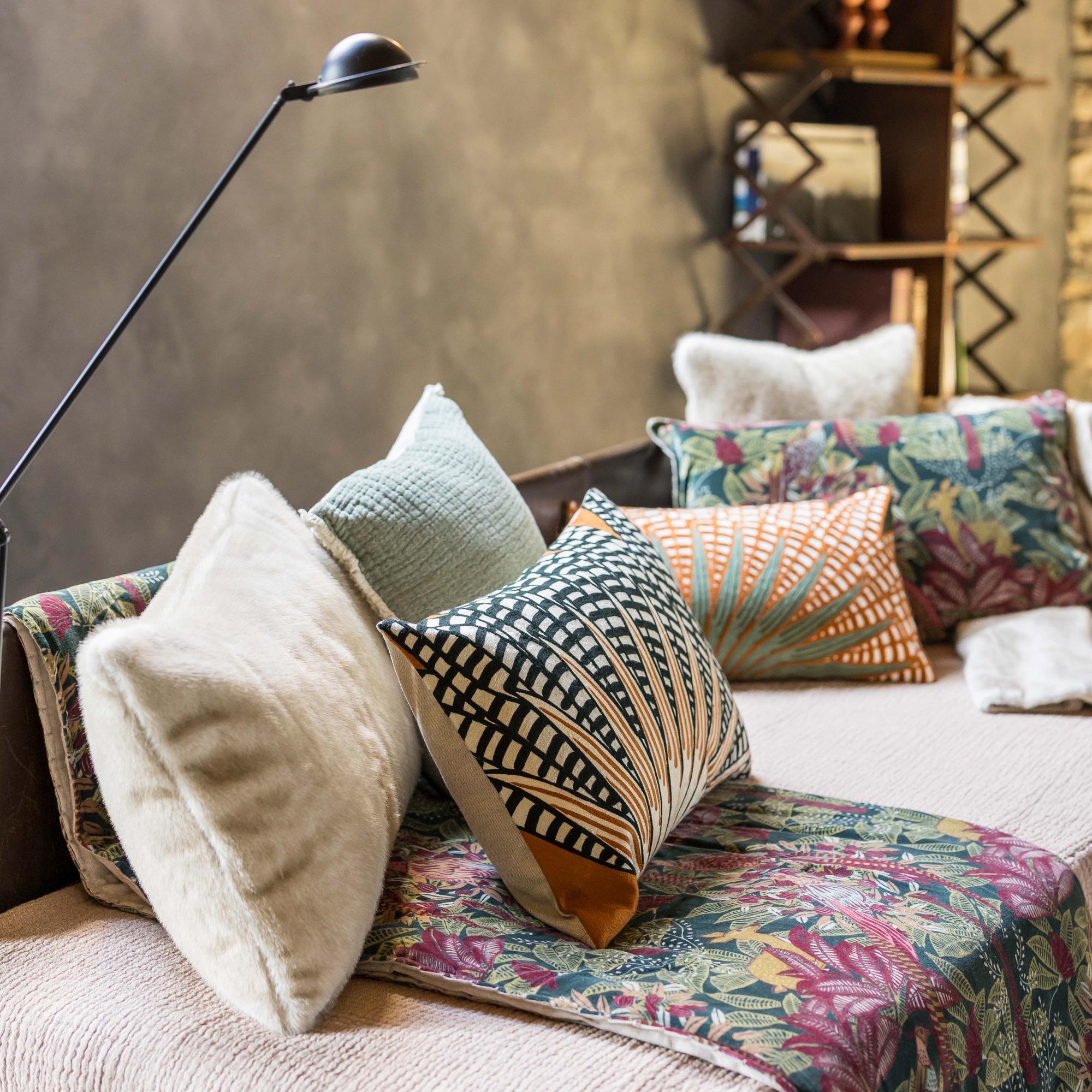 Coussin brodé Ewan