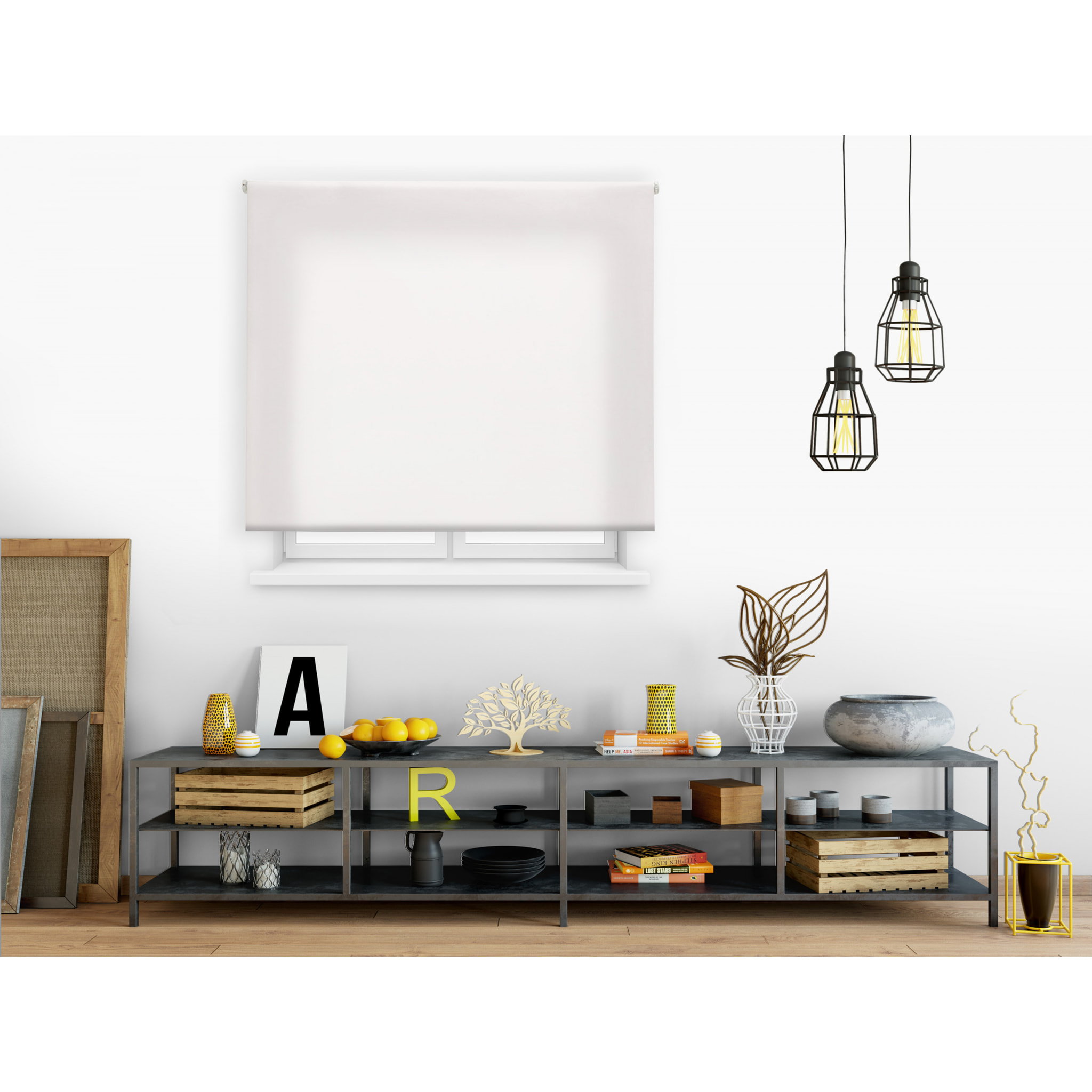 Store enrouleur Polyester Opaque Multicolore