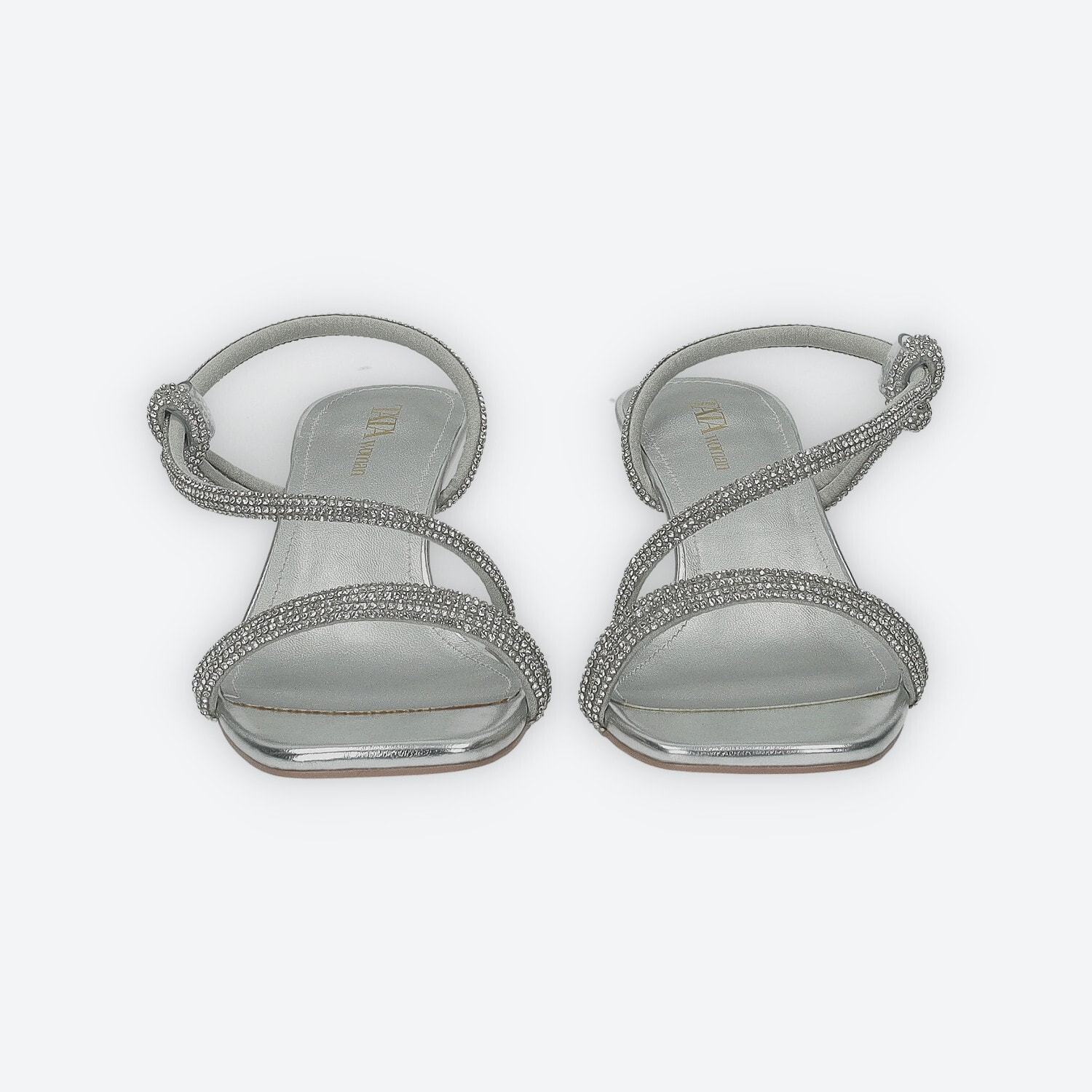 Sandali Donna Tata Italia Argentato