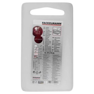 Planche à découper en plastique 24 x 14 cm Fackelmann