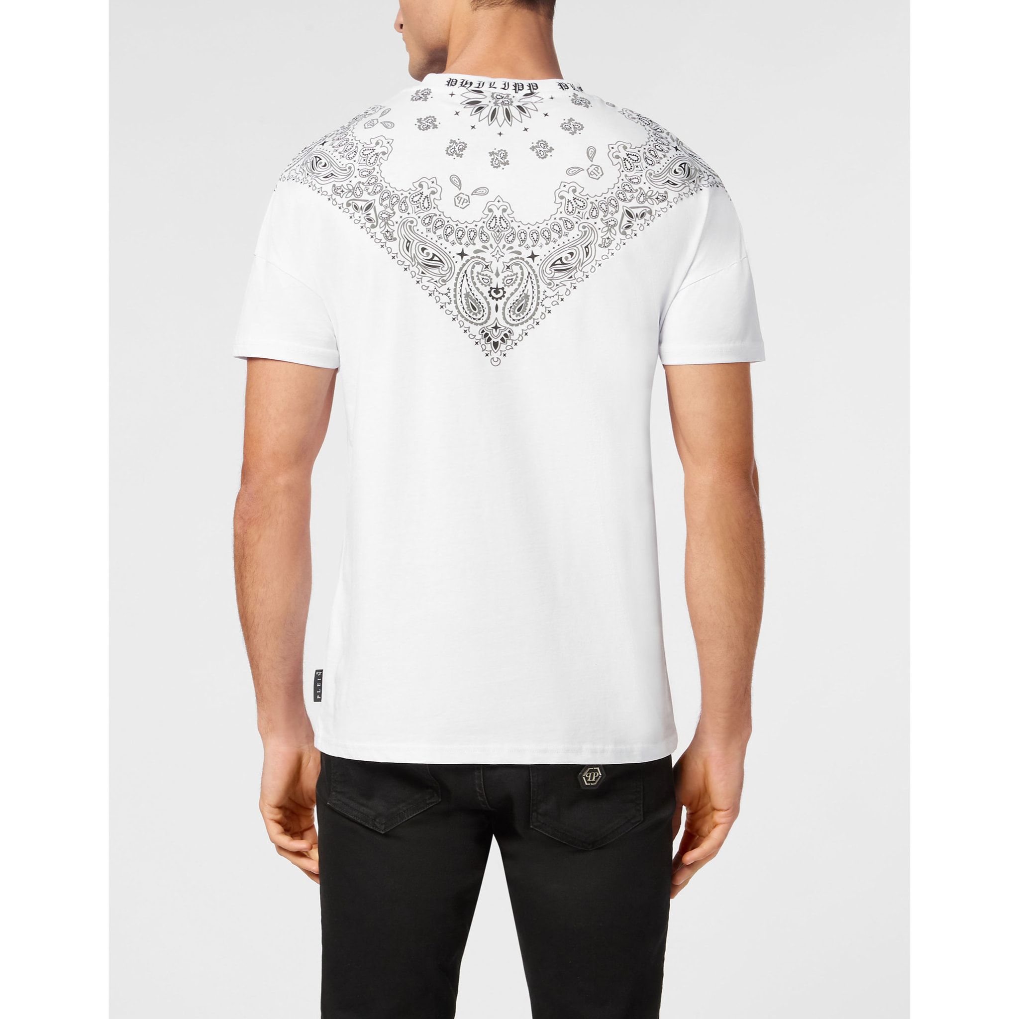 PHILIPP PLEIN Camiseta Cuello Redondo PAISLEY