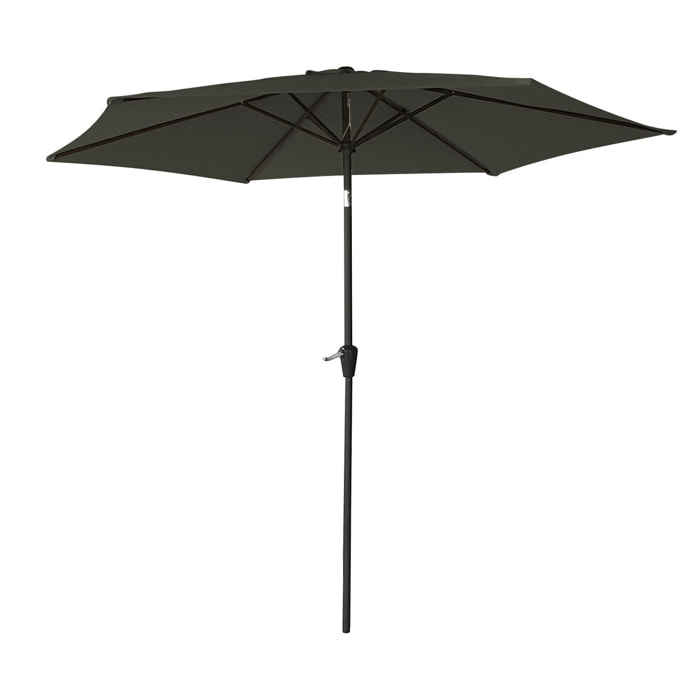 Parasol droit HAPUNA rond -