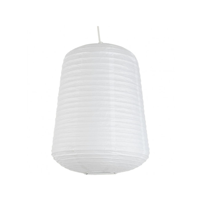 Lot de 2 suspension ovales en papier D40xH50cm - 2 coloris - ALOU