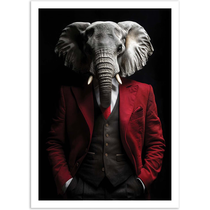 Affiche - Elephant Wild Suits - Philippe Hugonnard