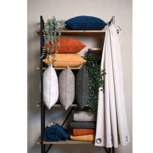 Rideau en velours côtelé - Ecru