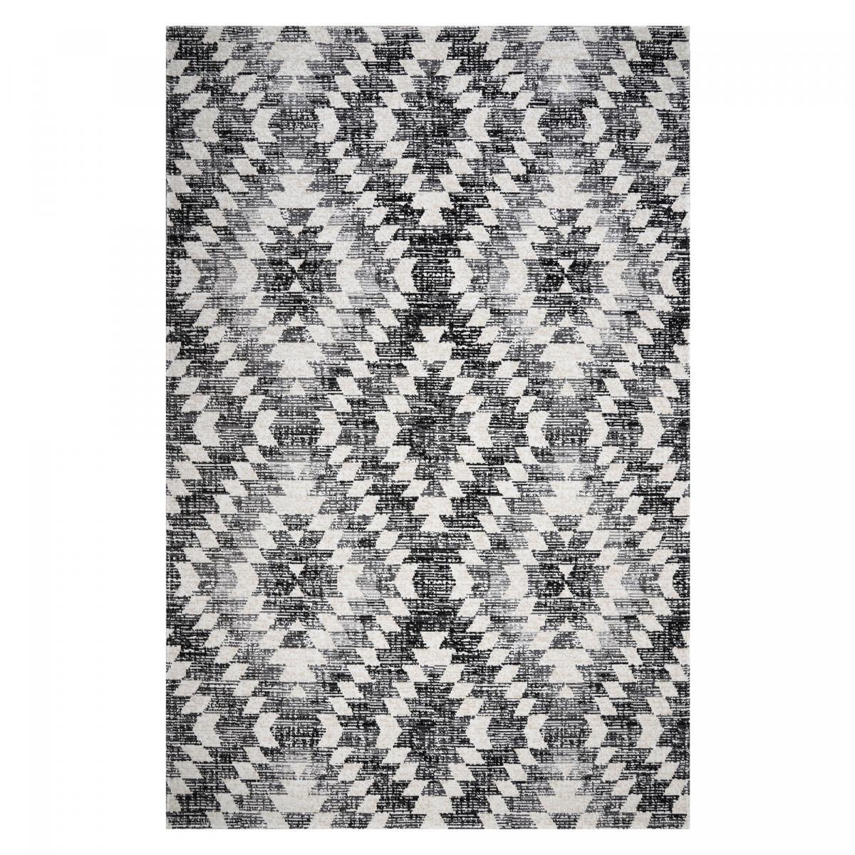 Tapis extérieur tissé kilim rectangle TOMOBI