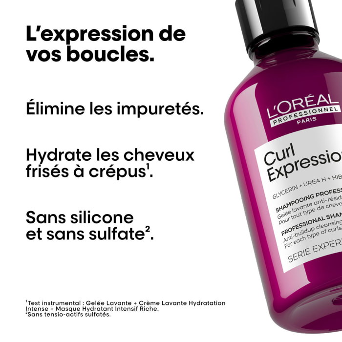 Série Expert Curl Expression - Gelée Lavante Anti-Résidus pour les cheveux frisés à crépus