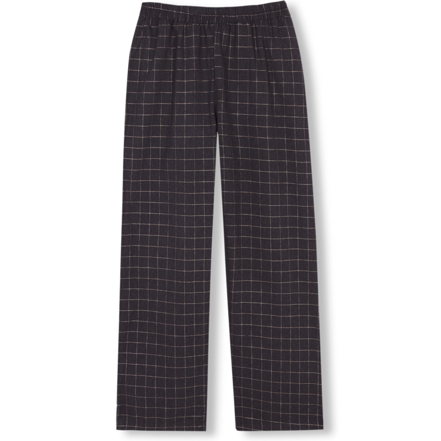 Pantalón de pijama de mujer con bolsillos y estampado de cuadros