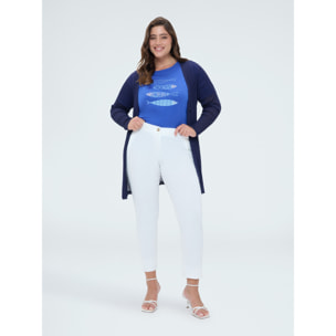 Fiorella Rubino - Pantaloni modello New York - Bianco
