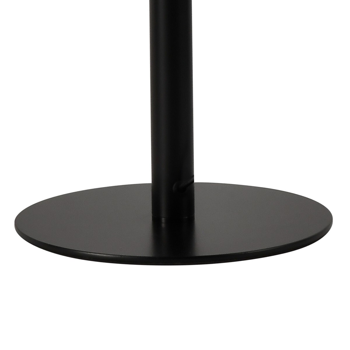 Lampadaire LED Tomasucci SCRATCH, métal noir mat et acrylique blanc, 150 cm, 30W, lumière blanc chaud