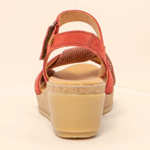 Sandalias N5038 PLEASANT-LINO FRAMBUESA / LEAVES color Frambuesa