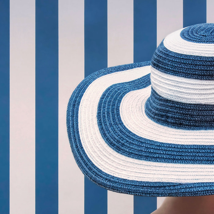 Tableau rayure azur Tableau plexiglas