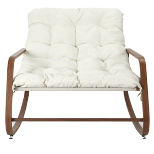 Fauteuil A Bascule Miami Imitation Bois