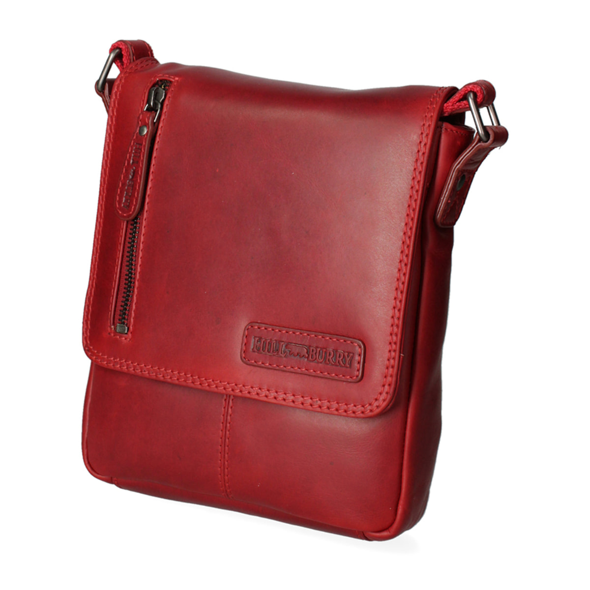 Borsa a tracolla da uomo In Vera pelle Made in Italy 20x22x6 cm