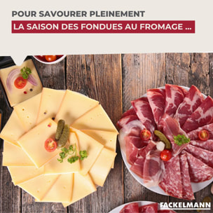 Lot de 6 spatules à raclette en bois 13 cm Fackelmann Wood Edition