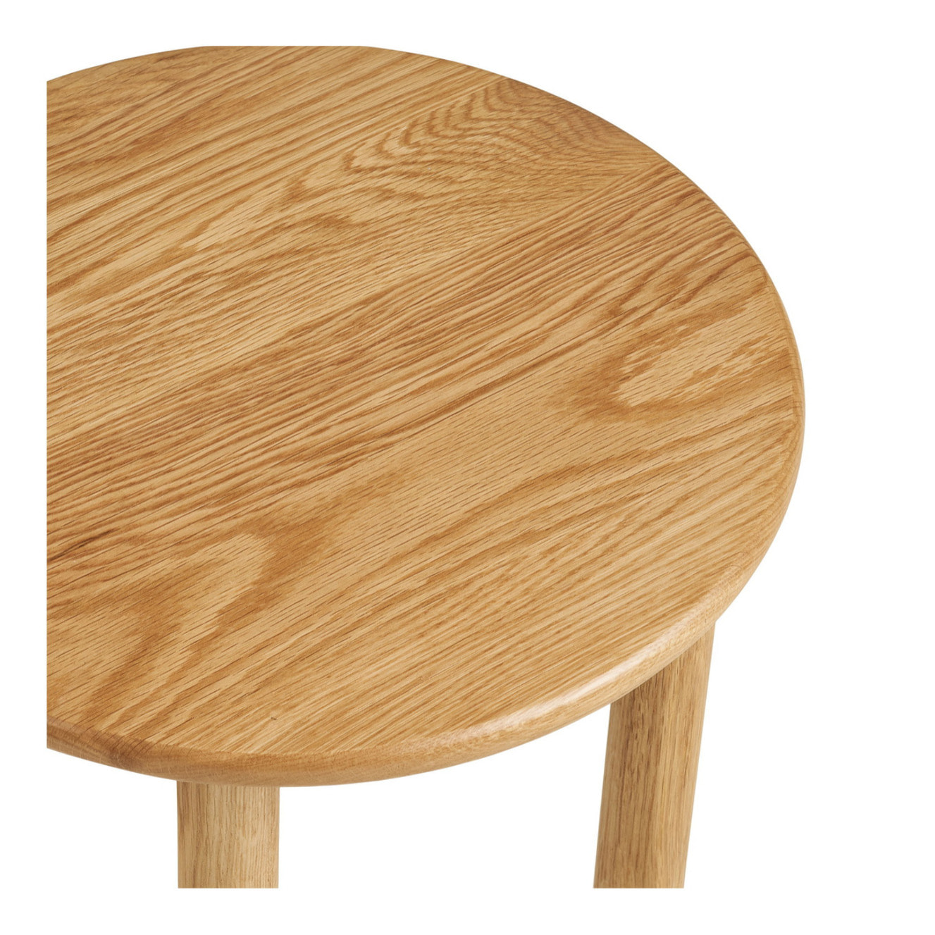 Tavolino da appoggio Jena in rovere massello naturale ø40x40 cm