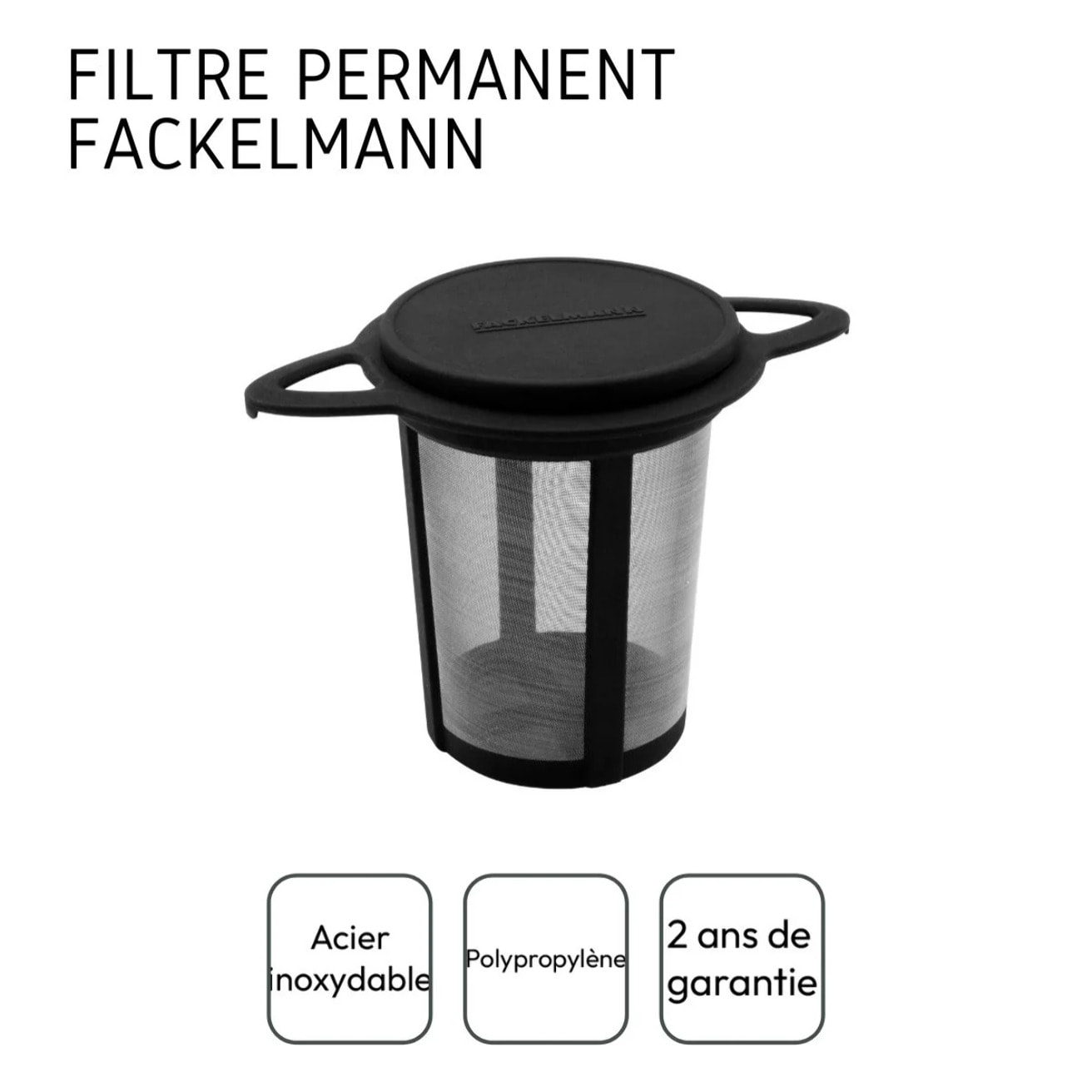 Filtre à thé réemployable pour théière et tasse à thé Fackelmann