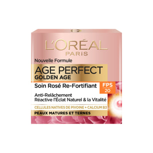 L'Oréal Paris Age Perfect Golden Age Soin Jour Rose Re-Fortifiant SPF20+ 50ml