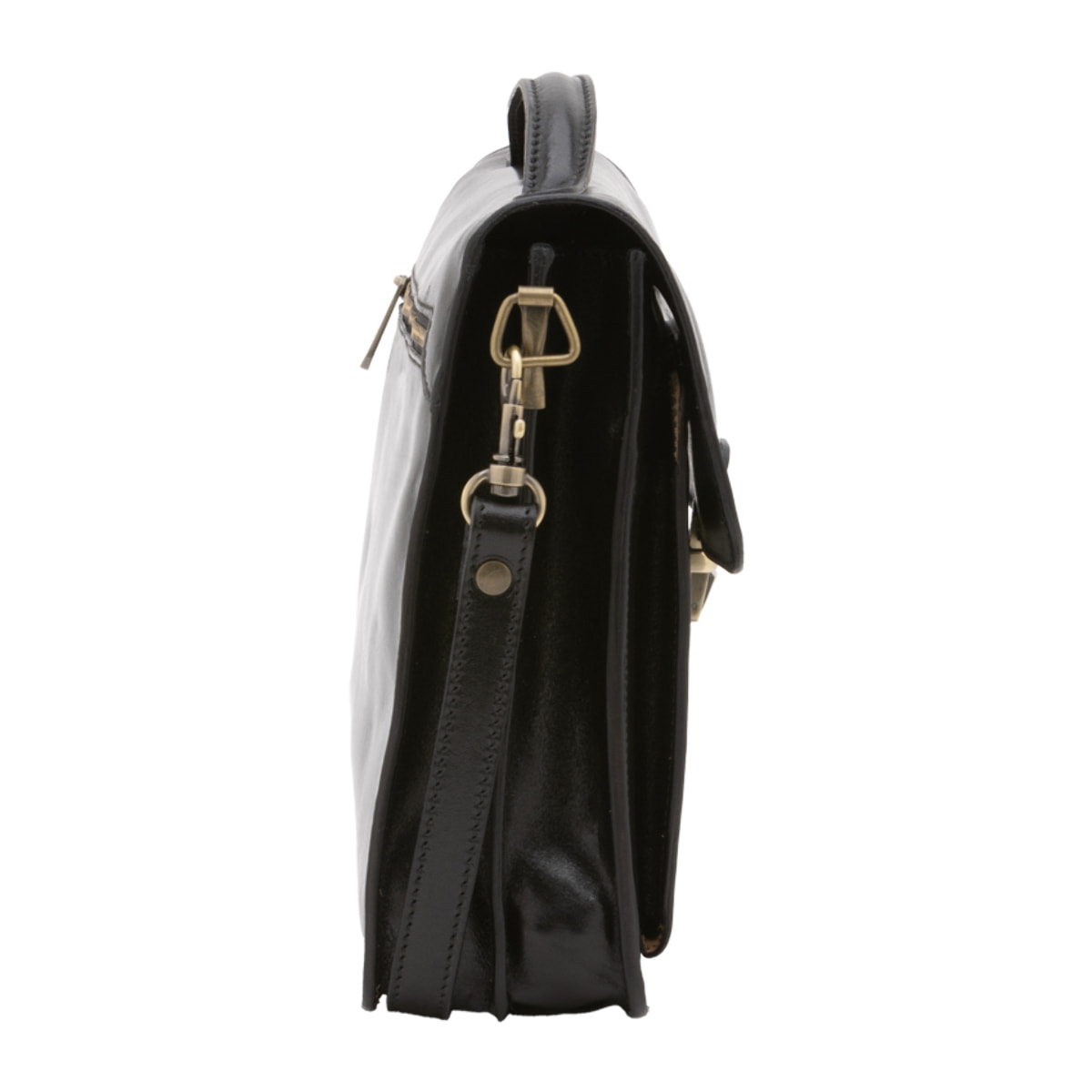 Borsa a tracolla  da uomo In Vera pelle Made in Italy 26x23,5x9 cm