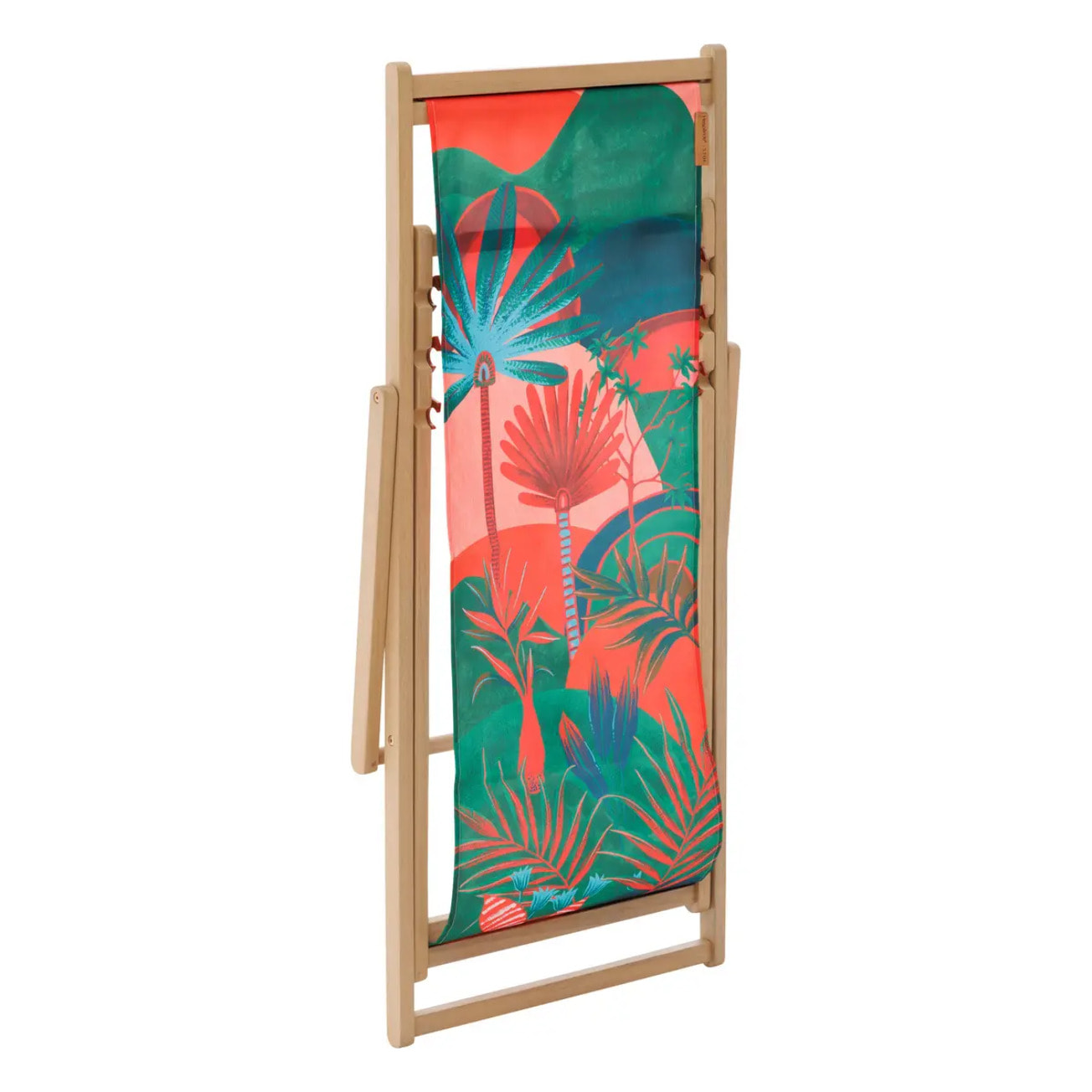 Chilienne de jardin en bois "Nauly" polyester et eucalyptus