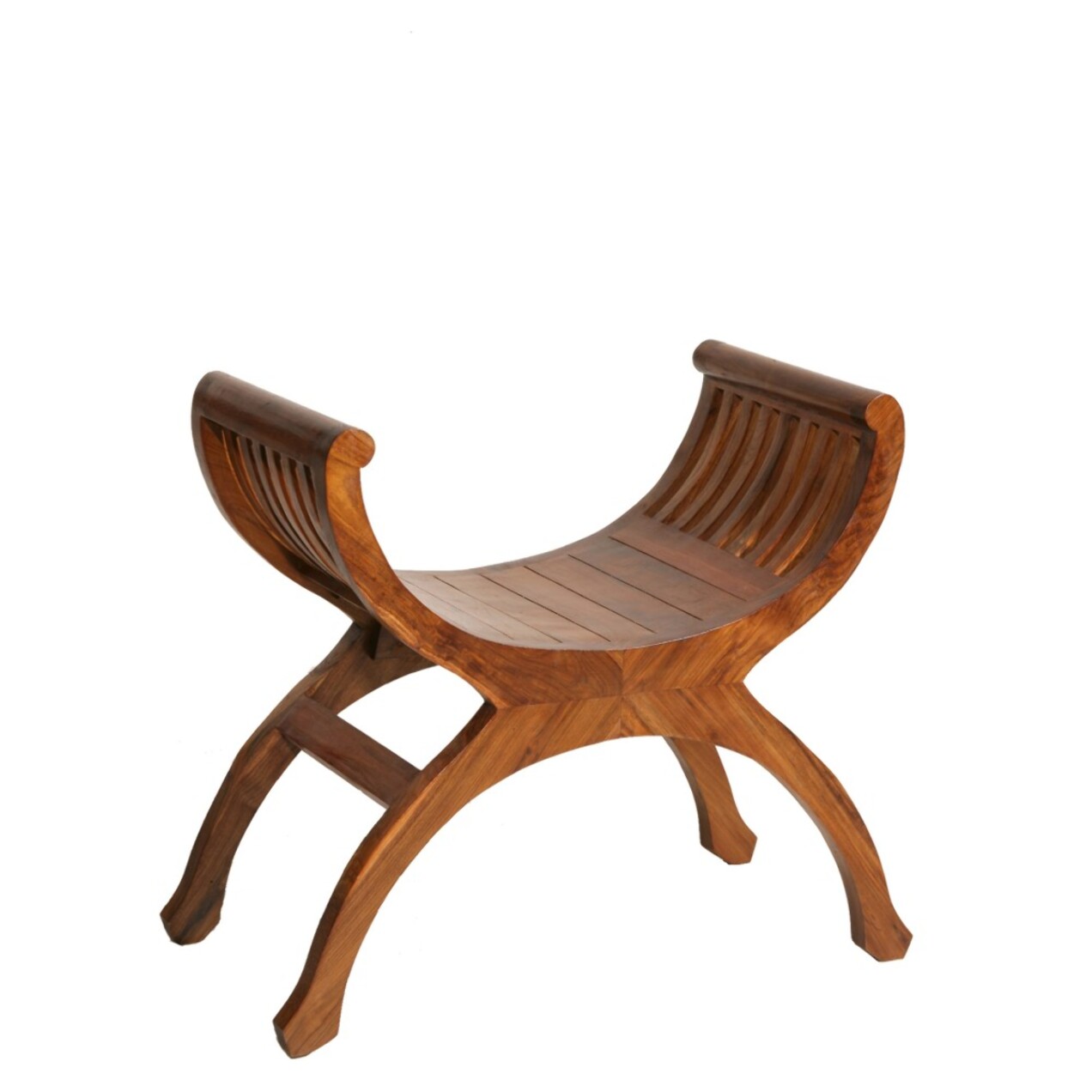 API - Tabouret / Yuyu 1 place bois Teck marron