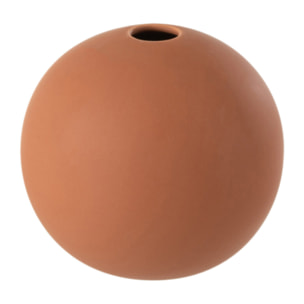 J-Line Vase Boule Ceramique Rouille Small