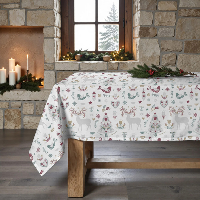 Nappe en résine Anti-tâches Merry Christmas 55