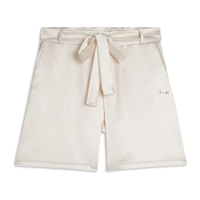 Pantaloni corti Donna Eleganti con chiusura a Fiocco