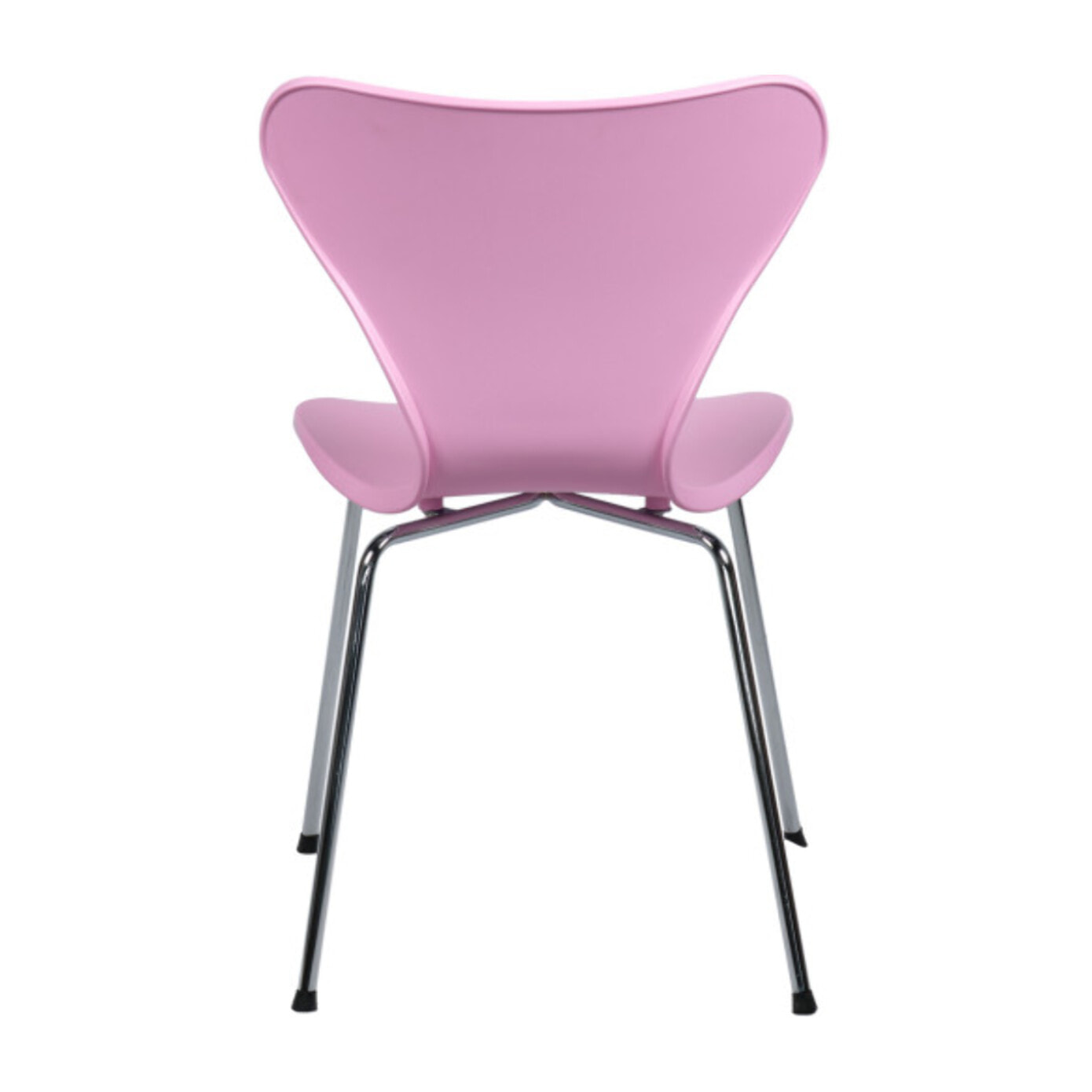 Chaise empilable design vintage avec piétement acier - ANZIO