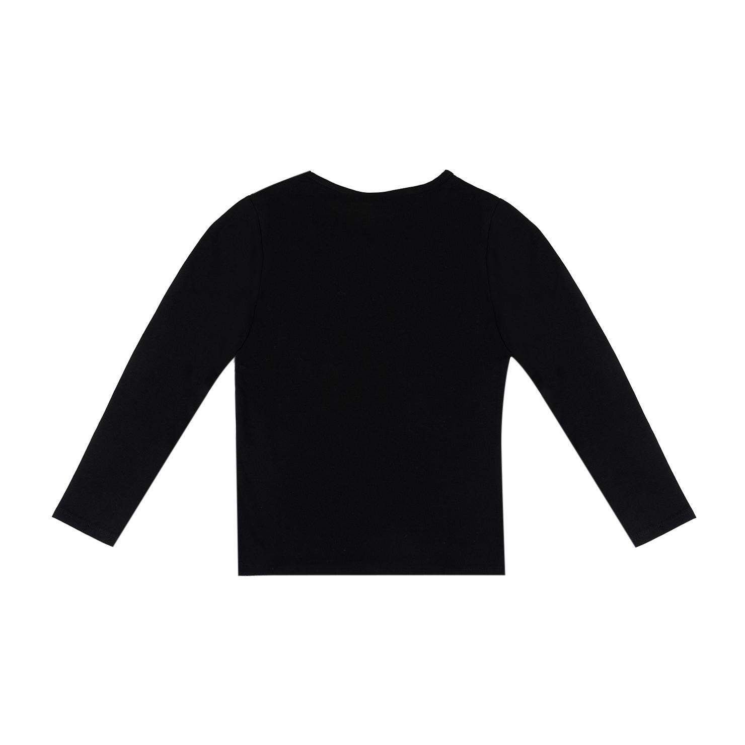 T-shirt a maniche lunghe da bambina 'Relaxed'