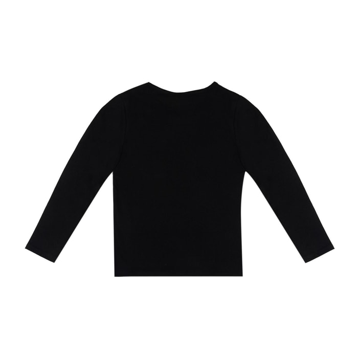 T-shirt a maniche lunghe da bambina 'Relaxed'