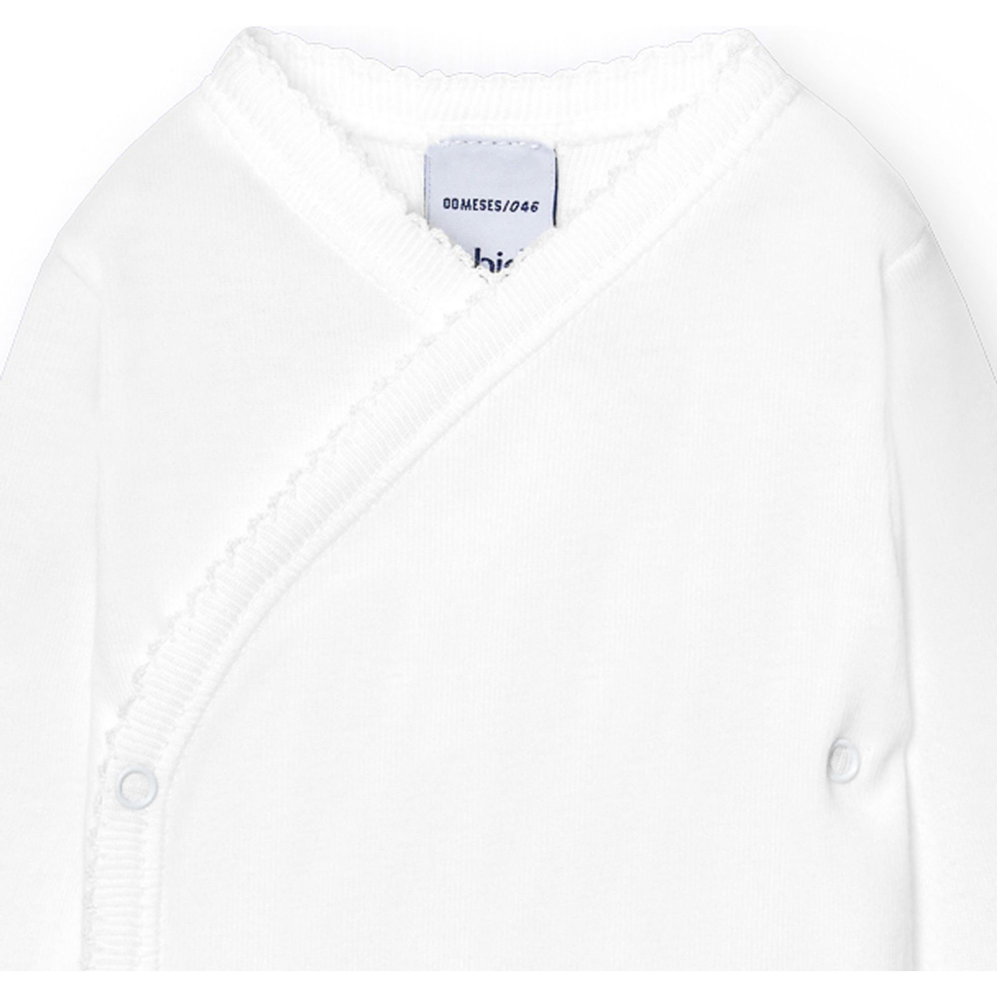 Body cruzado bebé manga corta algodón