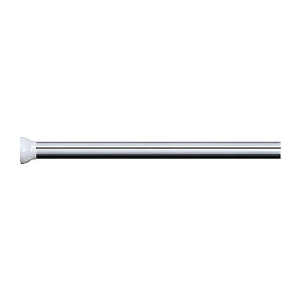 Barre tringle pour rideau de douche ou baignoire extensible sans perçage en Alu KRETA 125-220cm Finition Brillante Spirella