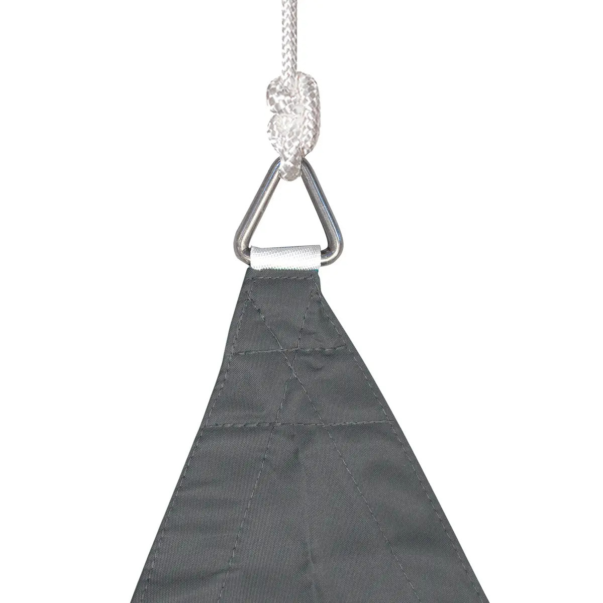 Voile d'ombrage triangulaire "Shae" ardoise 3x3x3m en polyester