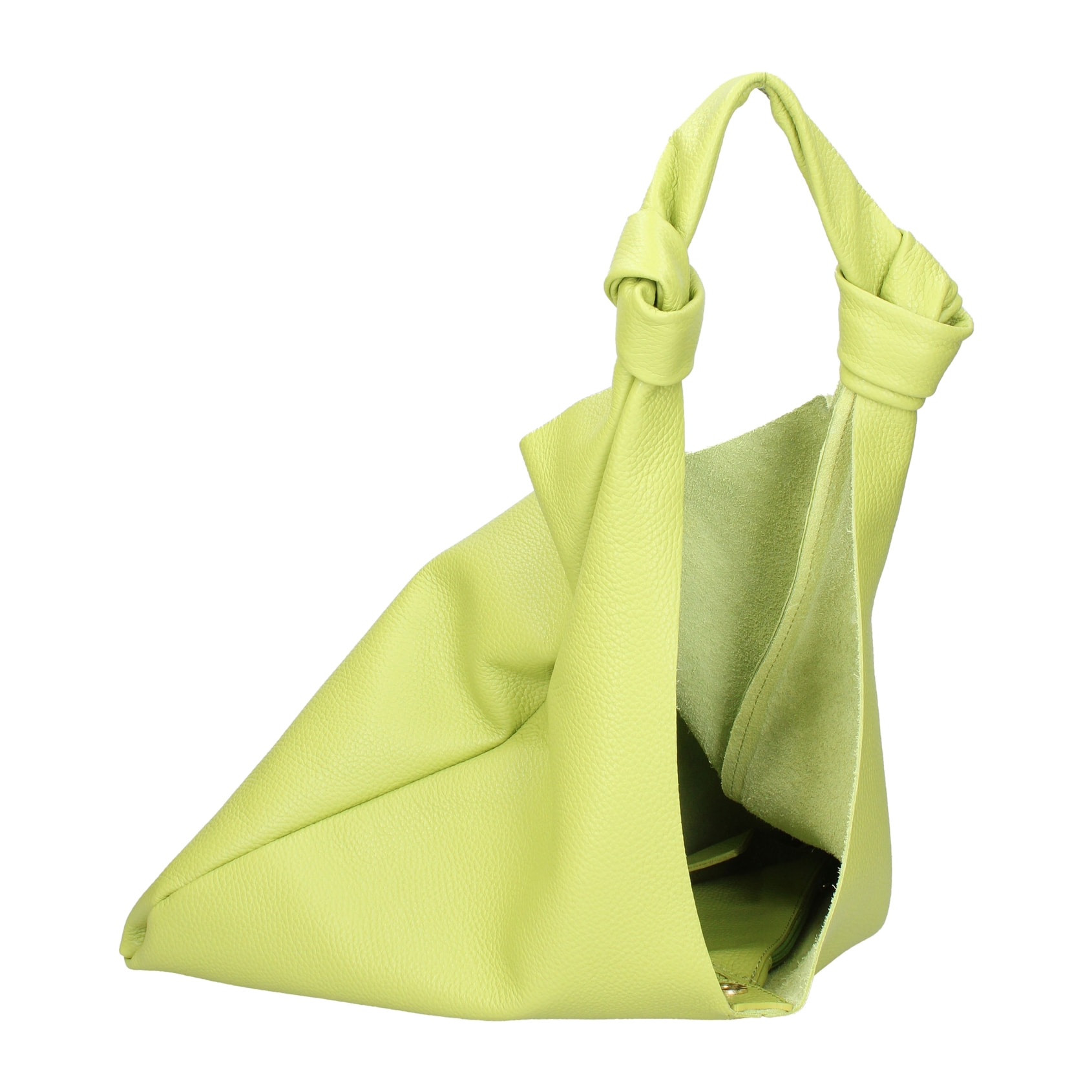 Borsa a spalla da donna In Vera pelle Made in Italy 40x42x2 cm