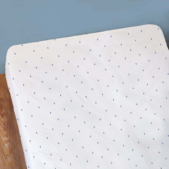 Drap-housse imprimé 100% coton, Bretagne BREIZH