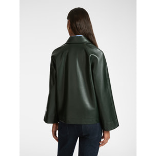 Elena Mirò - Giacca in tessuto spalmato - Verde militare