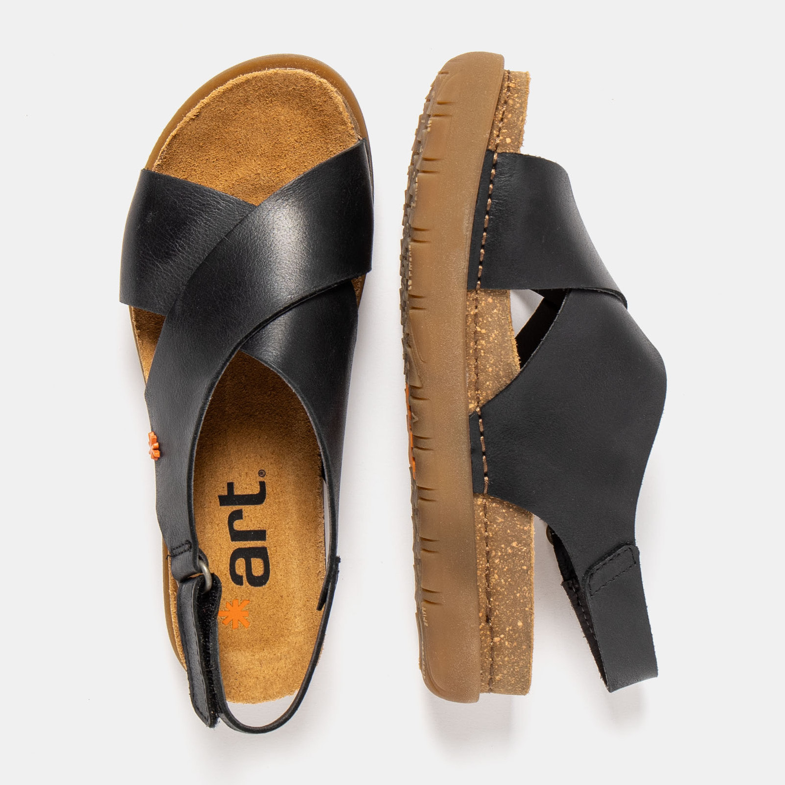 Sandalias 1710S ROMA BLACK / RHODES color Black