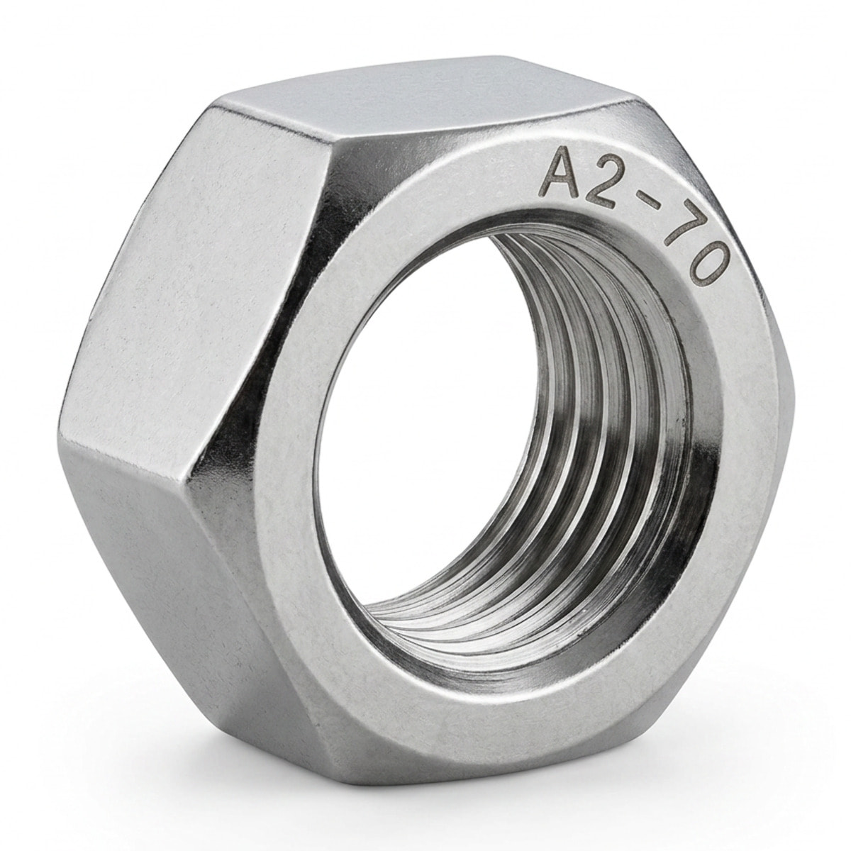 Écrous hexagonaux Inox A2 DIN 934 - Ø 8 mm - BTE 200 - ACTON - 626018