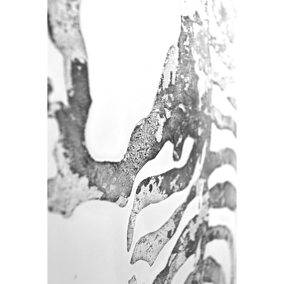 Quadro dipinto a mano Serengeti zebra e albero 50x150 acrilico su tela
