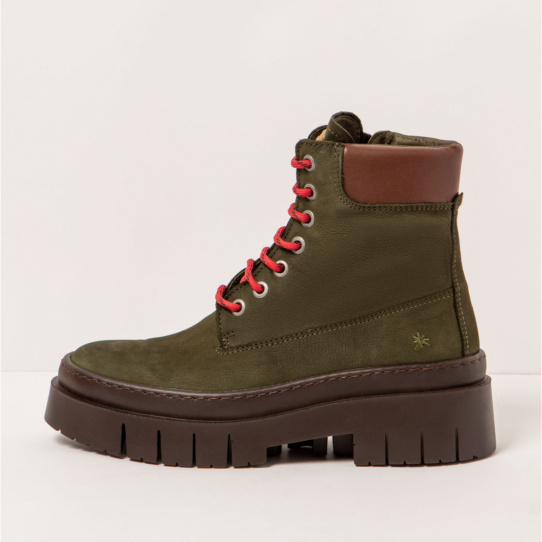 Botines 1967 NOBUCK KAKI/AMBERES color Kaki