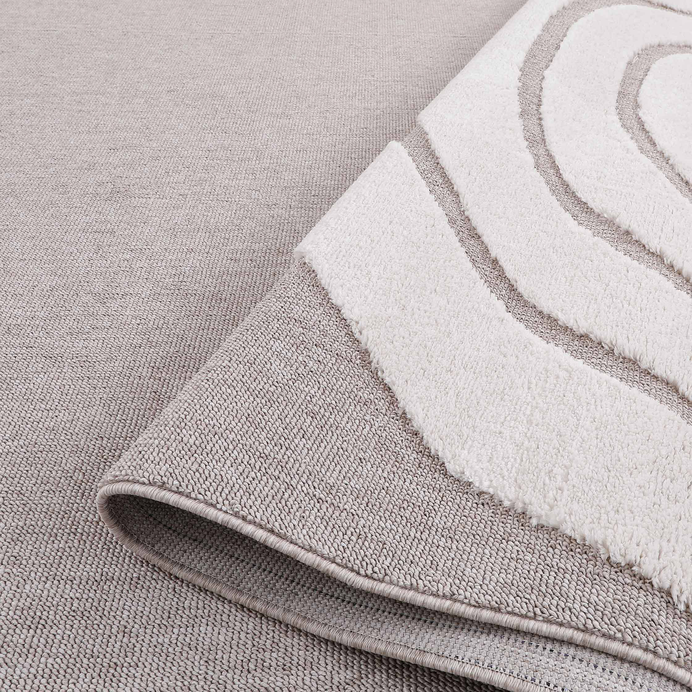 Bambi - tapis enfant motif arc-en-ciel, beige