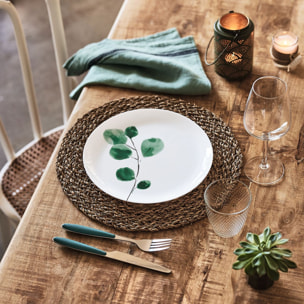 Assiette plate 25 cm Eucalyptus - Luminarc