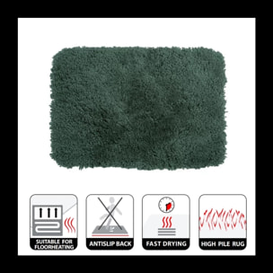 Tapis de bain Microfibre HIGHLAND Vert Foncé Spirella