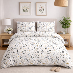UNO CASA DESIGN Completo Letto In Puro Cotone Accesa