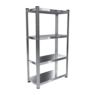 2 Scaffali In Metallo Scaffale Alta Portata Con 4 Ripiani Regolabili Ideale Per Garage Officina Cantina Capannone Magazzino Design Modulare 150 cm